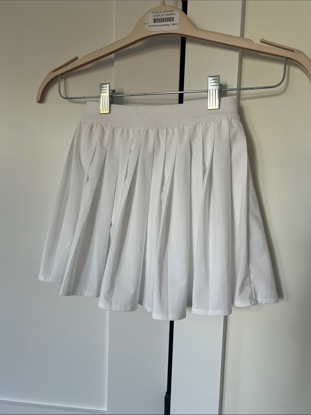 lululemon athletica White Pleated Circle Skort